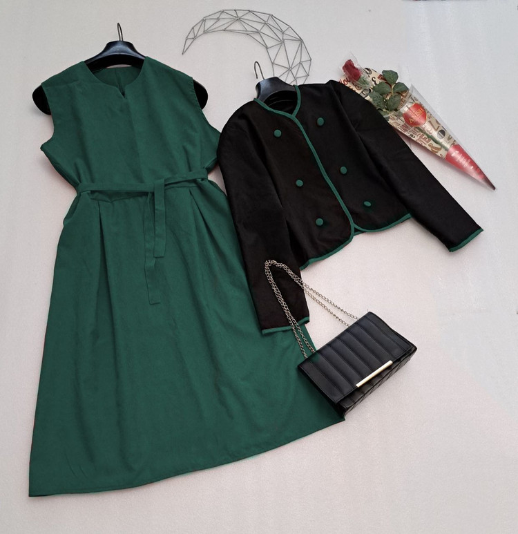 خرید و مشاهده قیمت ست کت سارافون آندیا کد 23985