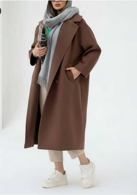 پالتو توییت پشمی مدل پریزاد کد 52734سفارش