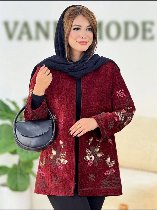 خرید اینترنتی مانتو مجلسی رازقی کد 99409