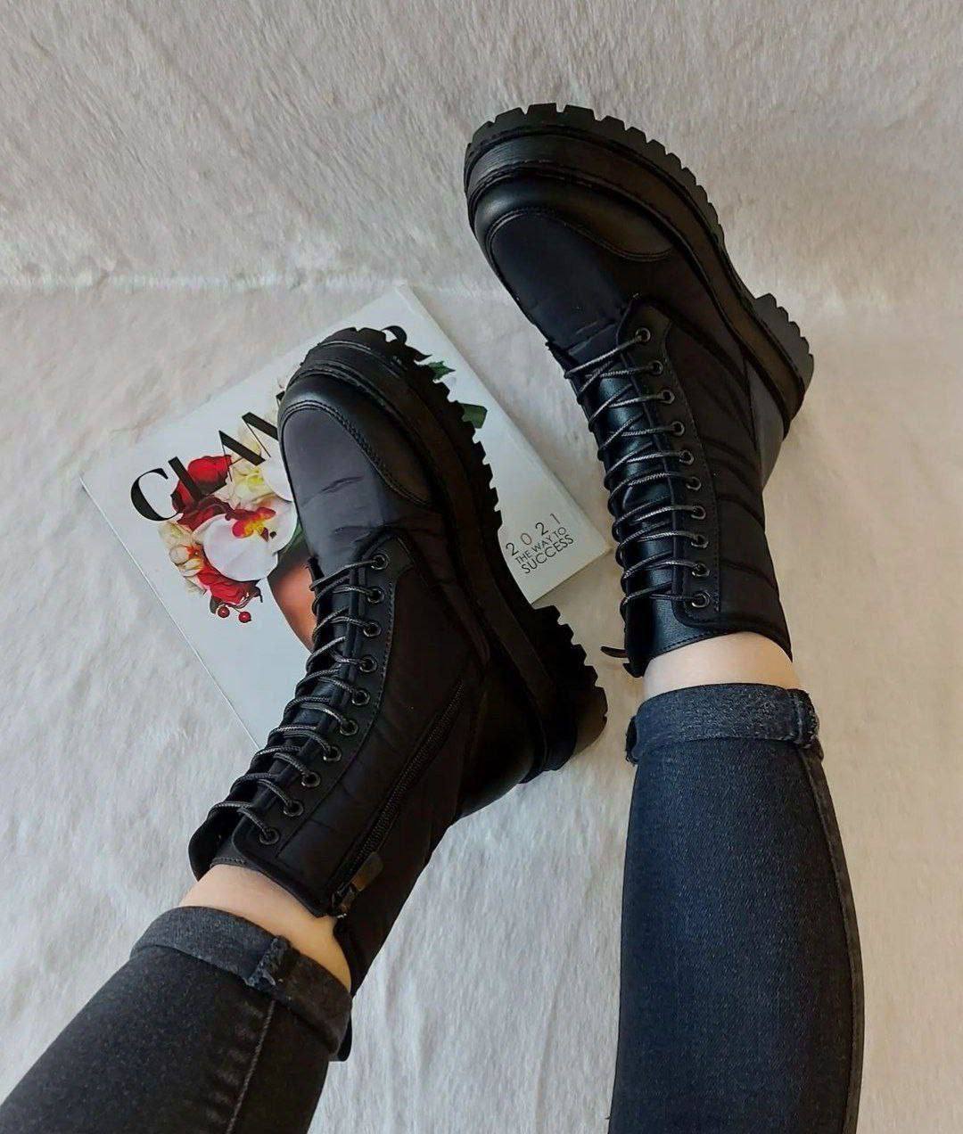 خرید چکمه کاپشنی روشنک کد 968