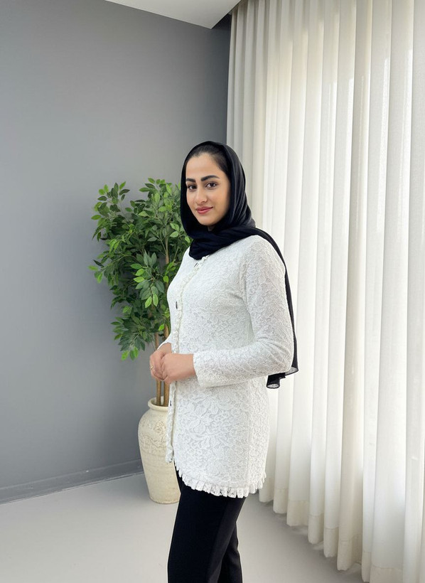 خرید اینترنتی و آنلاین کت مانتویی گیپور کد 43725