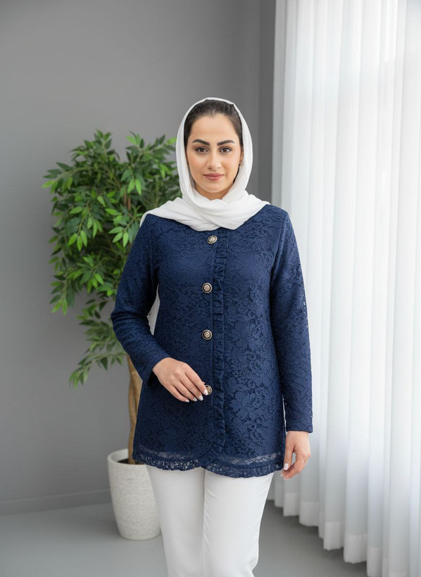 خرید آنلاین کت مانتویی گیپور کد 43725