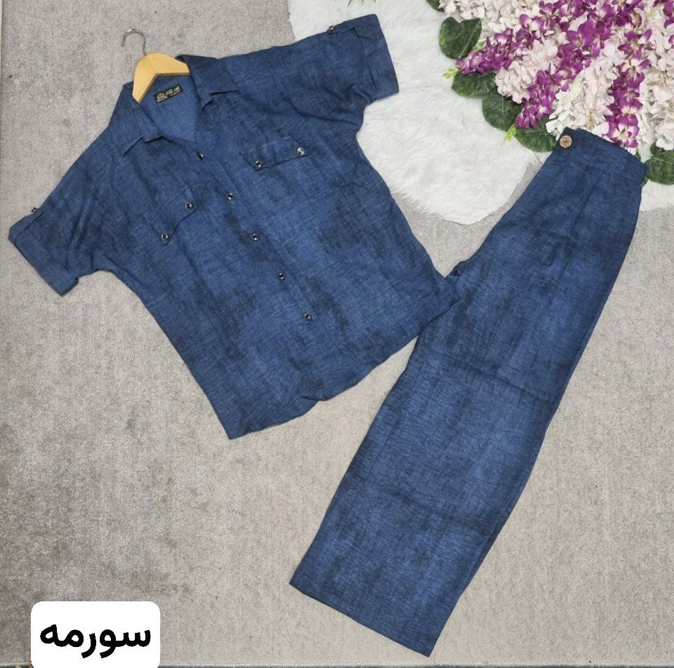 خرید آنلاین ست شومیز شلوار فرنیکا کد 43279