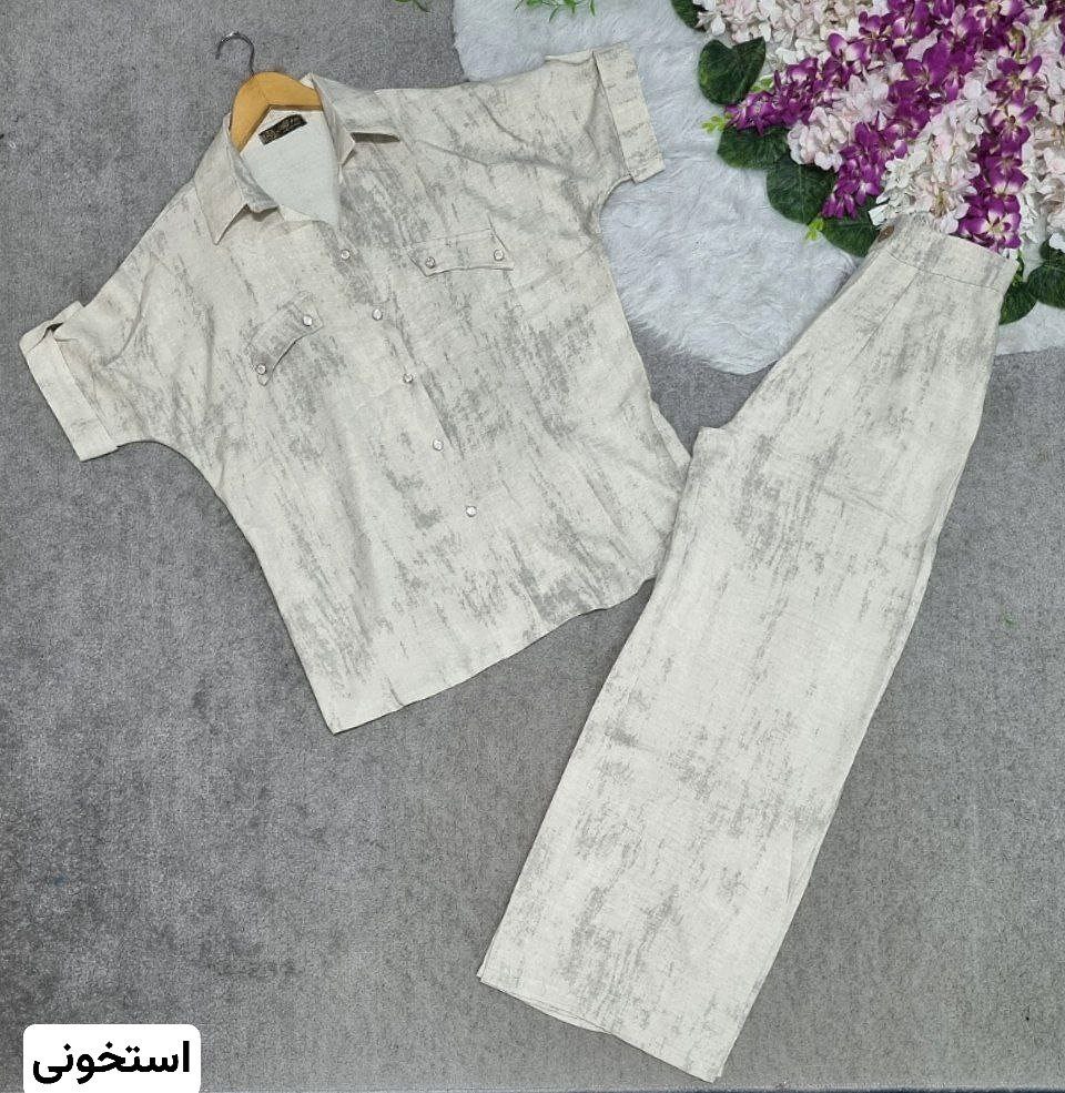 مشاهده قیمت و سفارش ست شومیز شلوار فرنیکا کد 43279