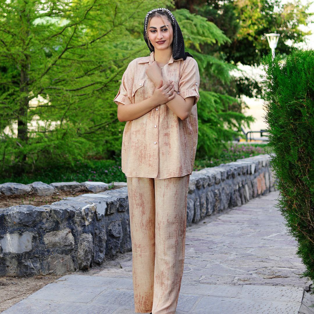 خرید اینترنتی ست شومیز شلوار فرنیکا کد 43279