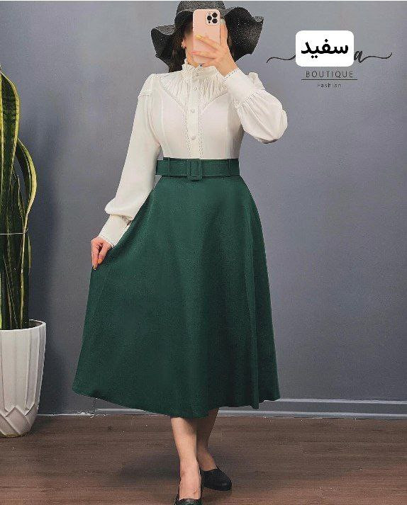 سفارش اینترنتی شومیز سینه چین کد 43831