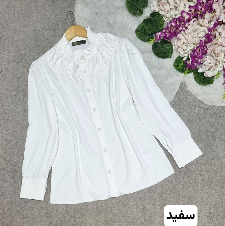 مشاهده قیمت و خرید شومیز سینه چین کد 43831