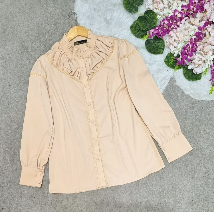 سفارش آنلاین شومیز سینه چین کد 43831