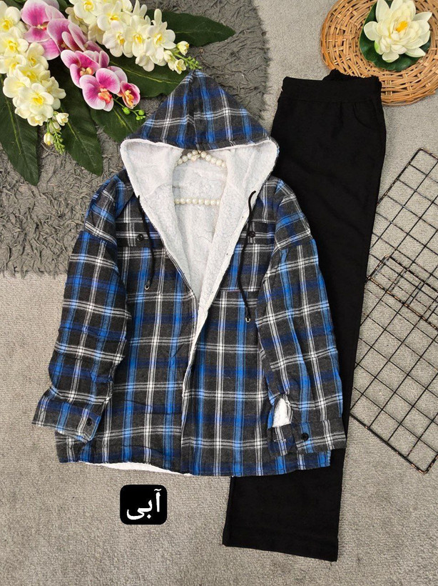 سفارش اینترنتی گلاویژ شکت کلاهدار ضخیم کد 56595