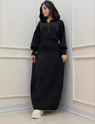 سفارش ماکسی مانتویی بافت گیوا کد 99664