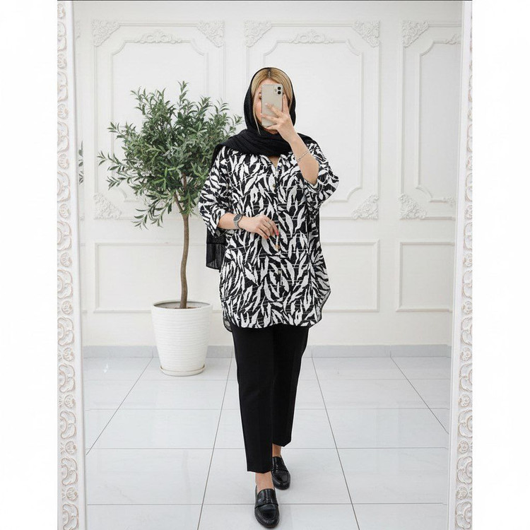 خرید اینترنتی پانچ حصیری گلدار نازگل کد 99757