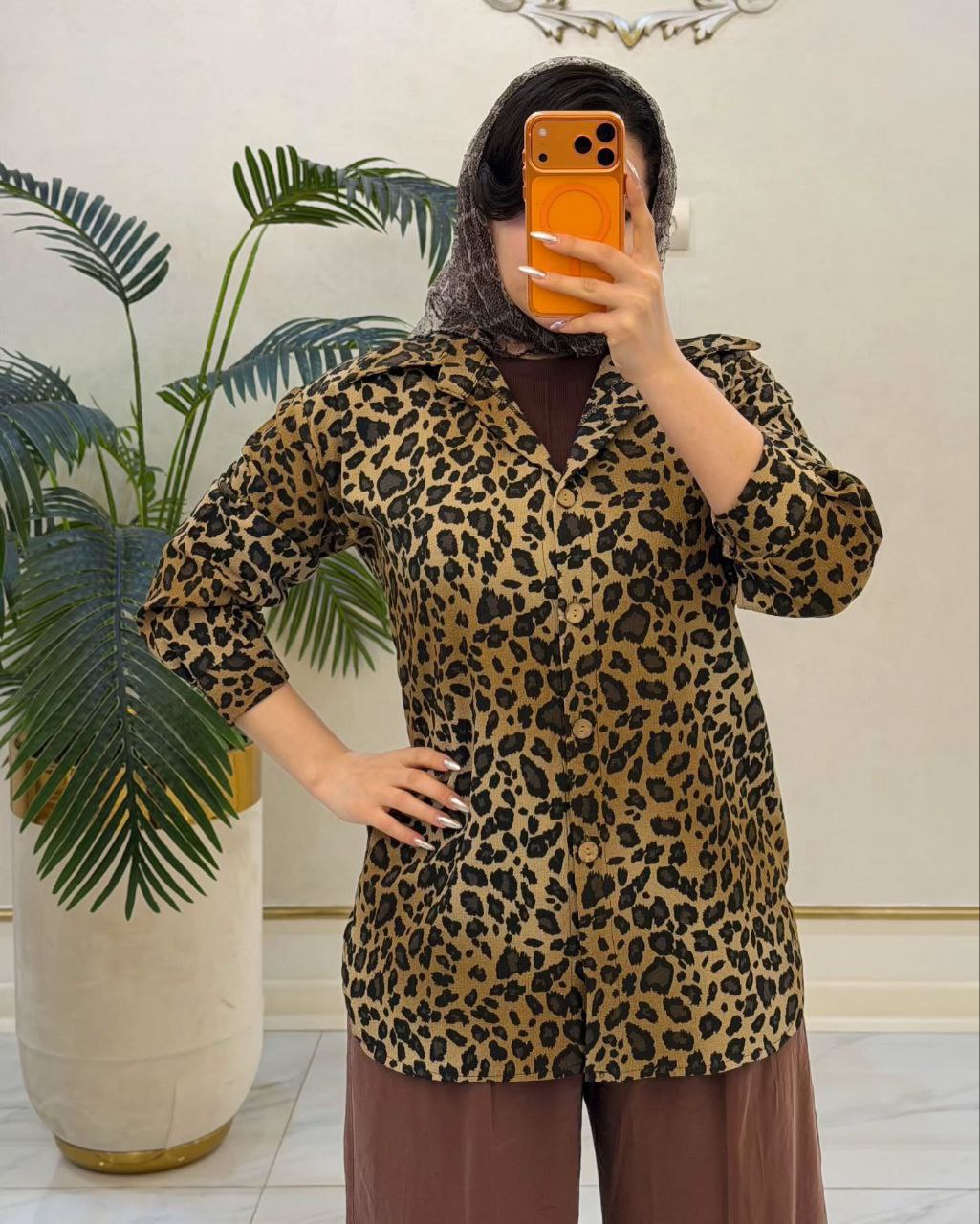 شومیز پلنگی کد 2