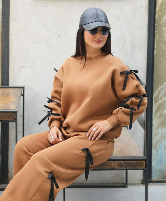 سفارش ست هودی شلوار مدل پاپیون کد 43495