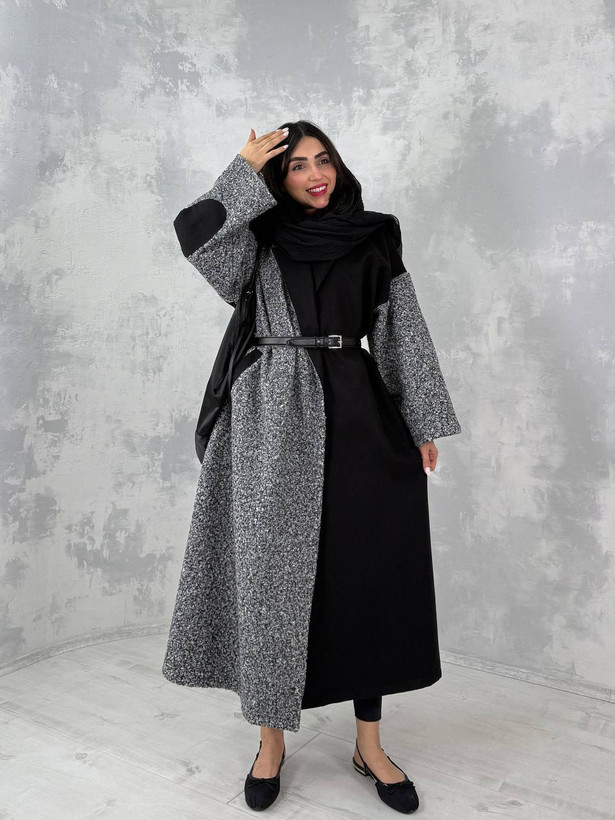 مشاهده قیمت پالتو دورنگ آدرینا کد 43499