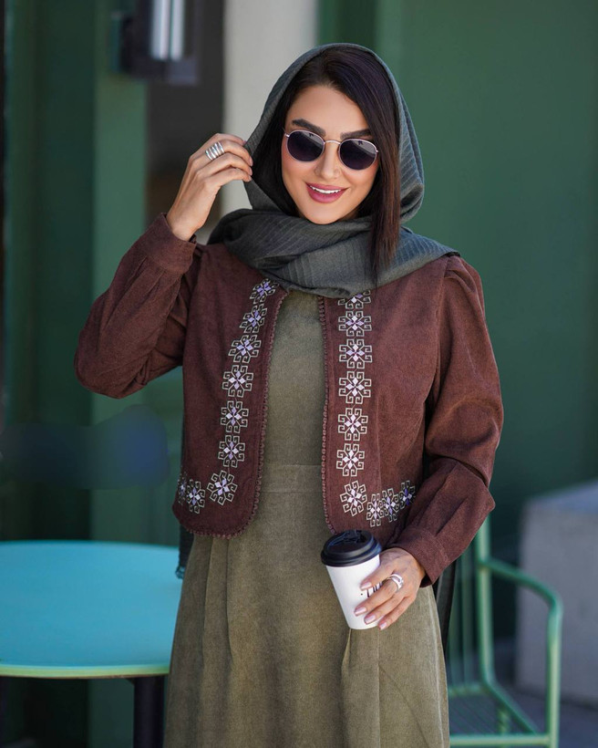 خرید اینترنتی کت سارافون ارغوان کد 43508