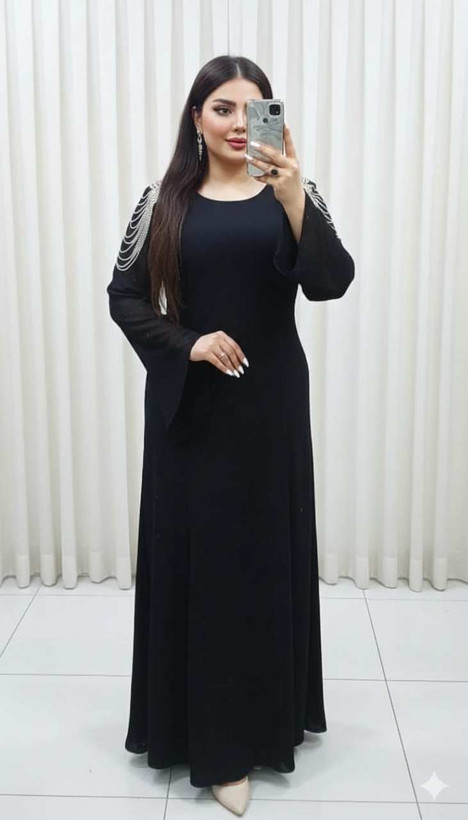 مشاهده قیمت ماکسی سایز بزرگ دلارام کد 76334