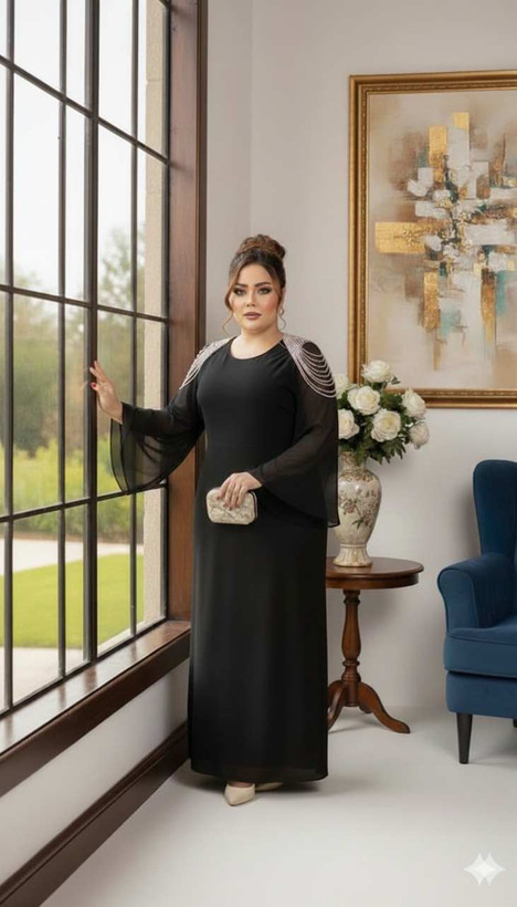 خرید ماکسی سایز بزرگ دلارام کد 76334