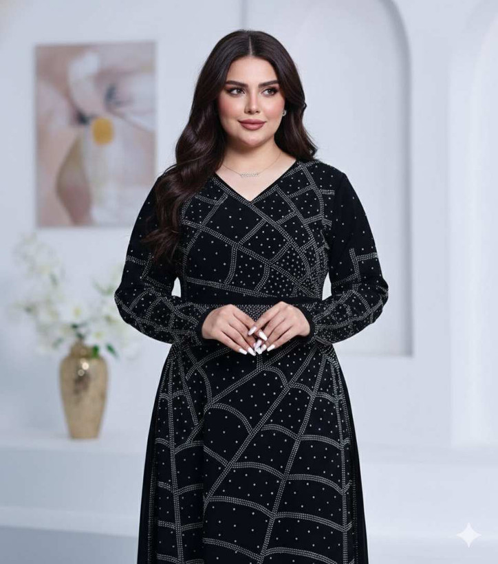 خرید ماکسی سایز بزرگ طناز کد 76333