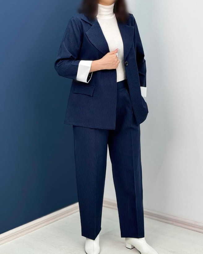 خرید اینترنتی کت شلوار آنیل کد 99607