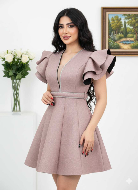 خرید لباس عروسکی دخترانه مدل رز کد 76339