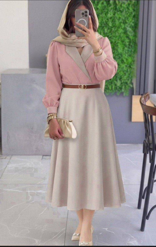 خرید اینترنتی و آنلاین ست شومیز دامن بلوبری کد 5945