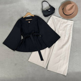 مشاهده قیمت مانتو شلوار عیدانه کد 3524