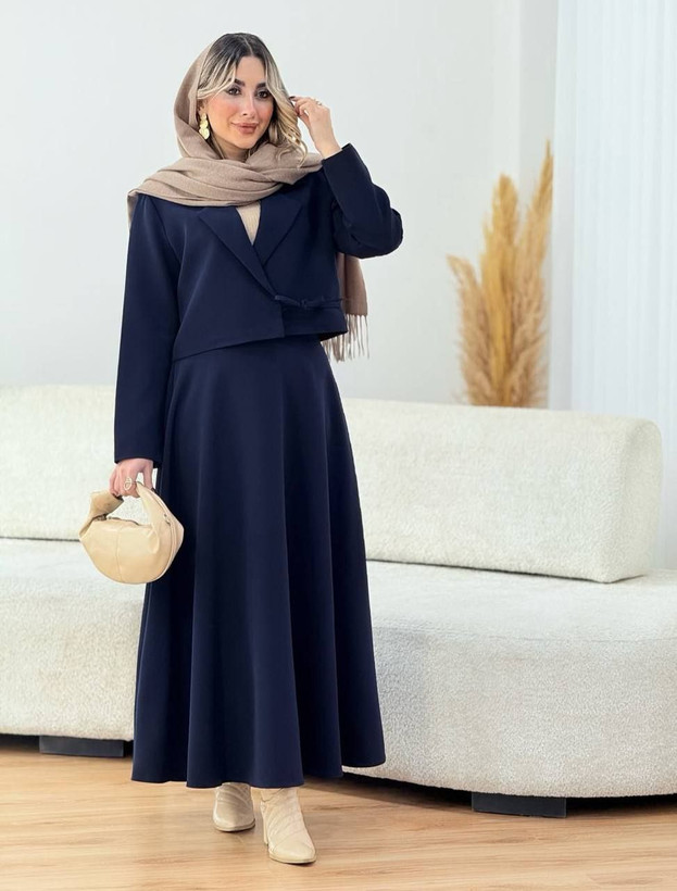 سفارش اینترنتی کت دامن گرهی کد 5142