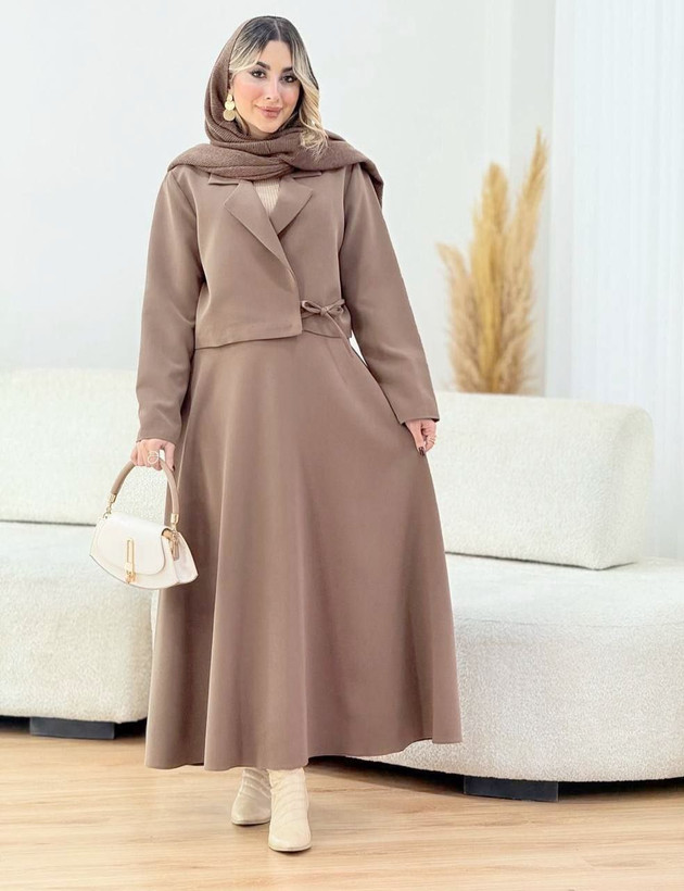 سفارش اینترنتی و آنلاین کت دامن گرهی کد 5142