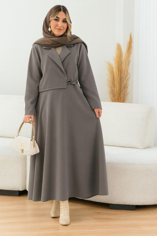 خرید اینترنتی کت دامن گرهی کد 5142