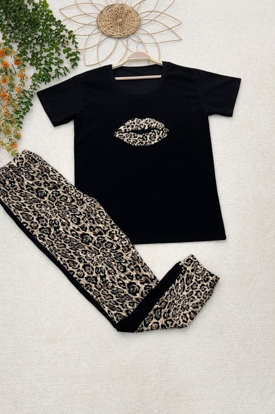 مشاهده قیمت ست تیشرت شلوار لب کد 6209