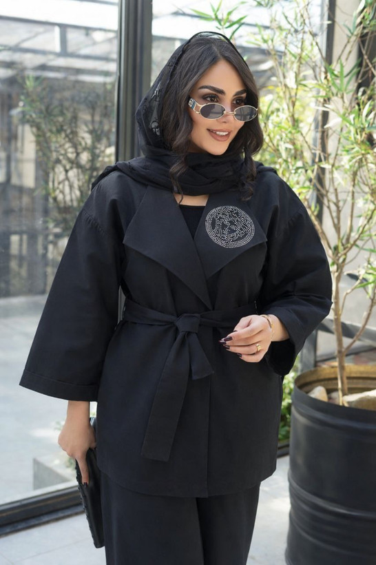 سفارش اینترنتی ست مانتو کتی و شلوار صبا کد 6034