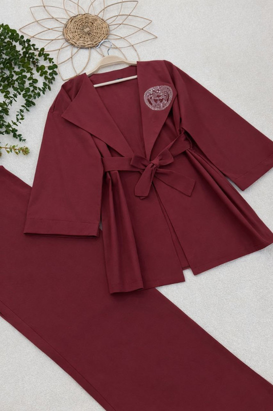 سفارش اینترنتی و آنلاین ست مانتو کتی و شلوار صبا کد 6034