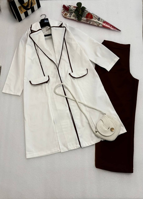 خرید آنلاین ست مانتو و شلوار دالیا کد 46257