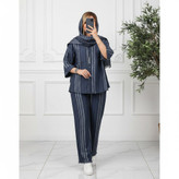 خرید ست شومیز شلوار عیدانه ماهورا کد 101357