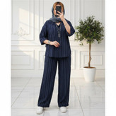 خرید آنلاین ست شومیز شلوار عیدانه ماهورا کد 101357