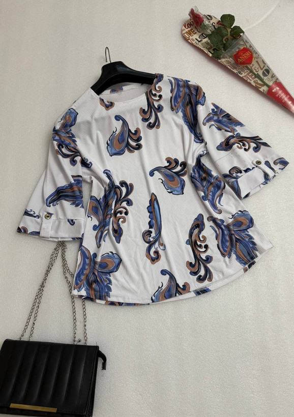 سفارش اینترنتی شومیز مانتویی بهاران کد 46266