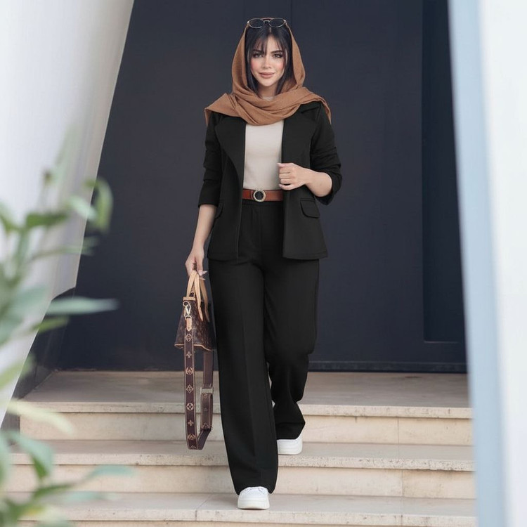 خرید ست کت شلوار عیدانه فروغ کد 37470