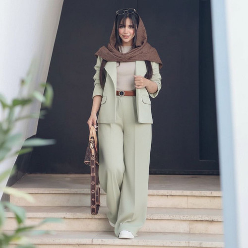 سفارش ست کت شلوار عیدانه فروغ کد 37470