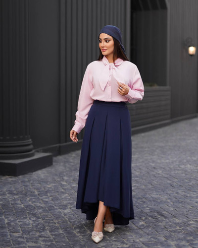 ست شومیز دامن پاپیون کد 638