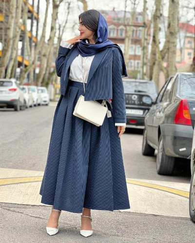 خرید اینترنتی کت دامن مروارید کد 99661