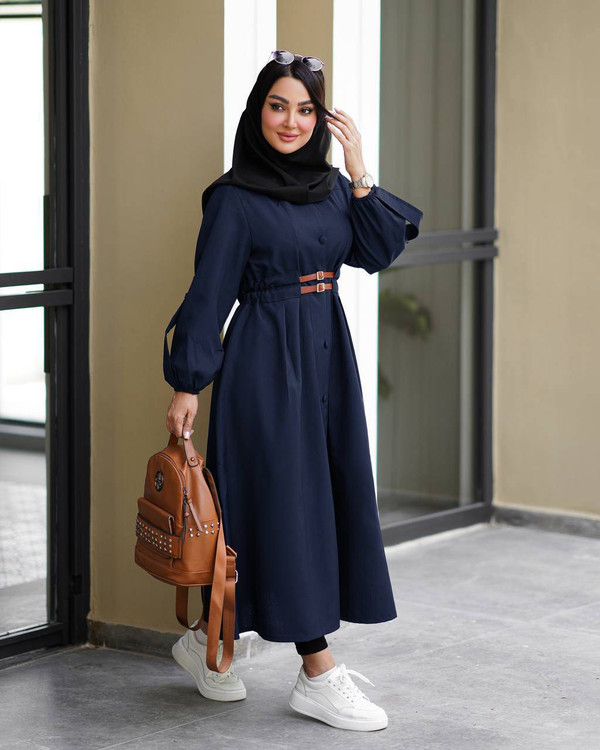 خرید آنلاین مانتو بلند اداری کمند