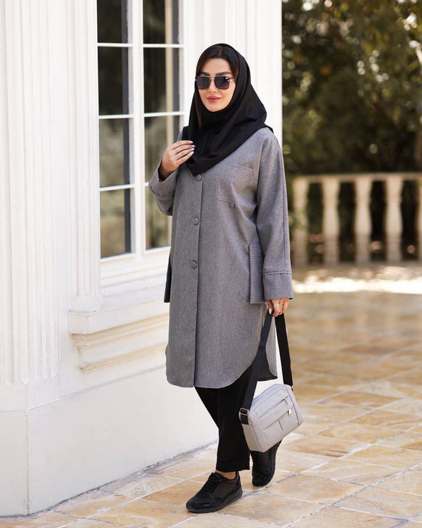 مشاهده قیمت و خرید مانتو دانشجویی پرشیا جیب دیپلمات